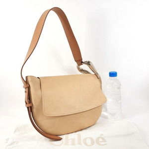 Chloe Hobo Beige "Kiss" Leather Bag Shoulder